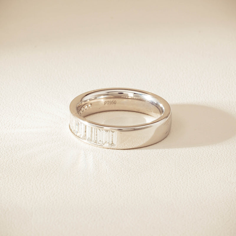 Platinum .92ct Diamond Channel-Set Band - Ring - Walker & Hall