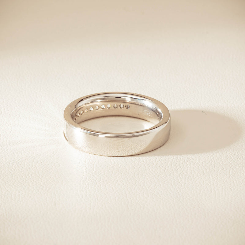 Platinum .92ct Diamond Channel-Set Band - Ring - Walker & Hall
