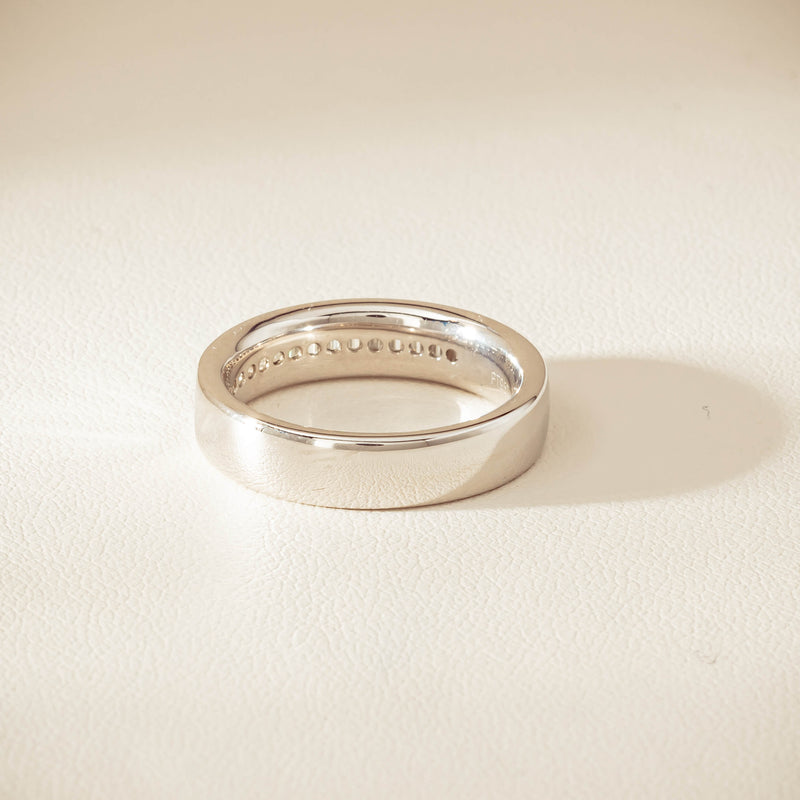 Platinum .92ct Diamond Channel-Set Band - Ring - Walker & Hall