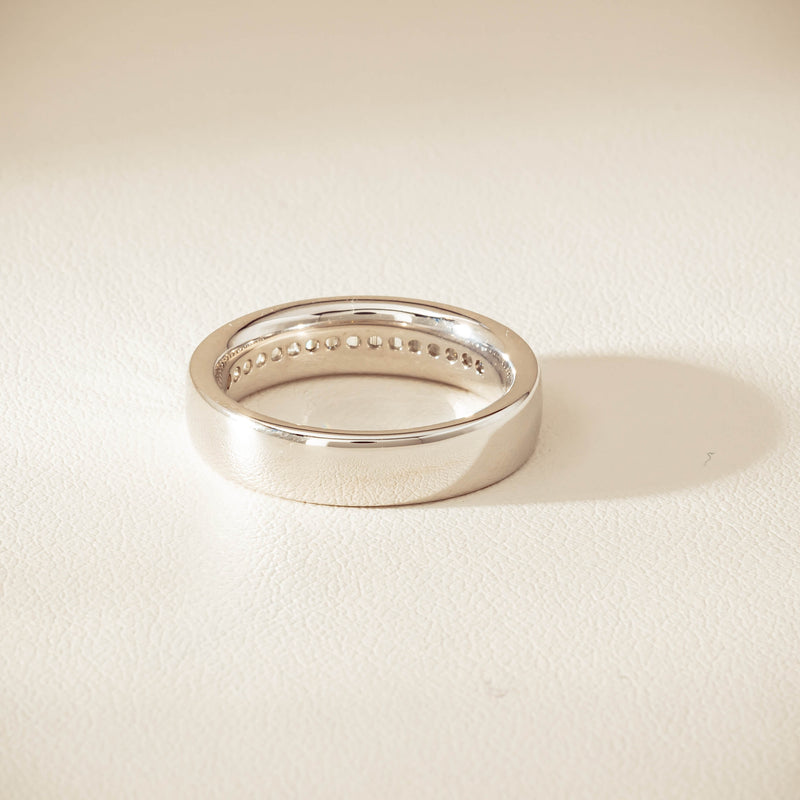 Platinum .92ct Diamond Channel-Set Band - Ring - Walker & Hall