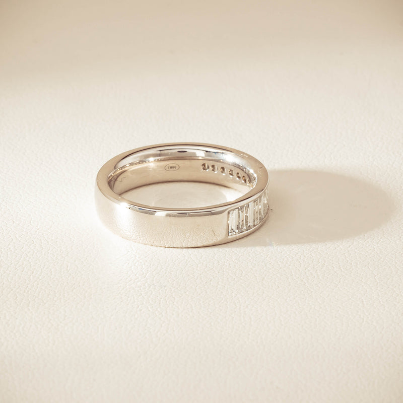 Platinum .92ct Diamond Channel-Set Band - Ring - Walker & Hall