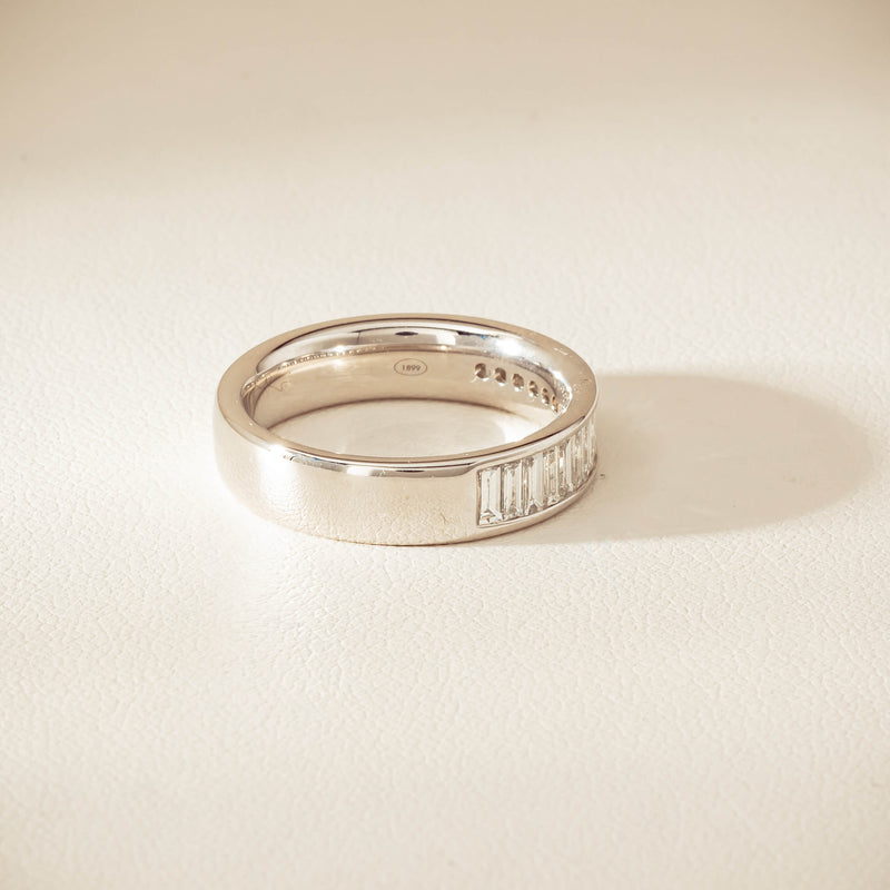 Platinum .92ct Diamond Channel-Set Band - Ring - Walker & Hall
