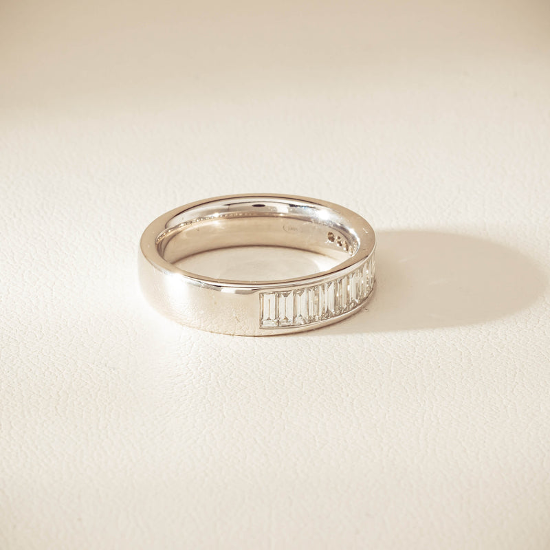 Platinum .92ct Diamond Channel-Set Band - Ring - Walker & Hall