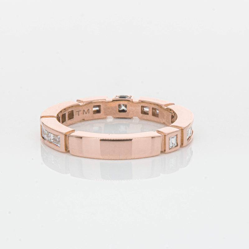 Deja Vu 18ct Rose Gold .75ct Diamond Band - Ring - Walker & Hall