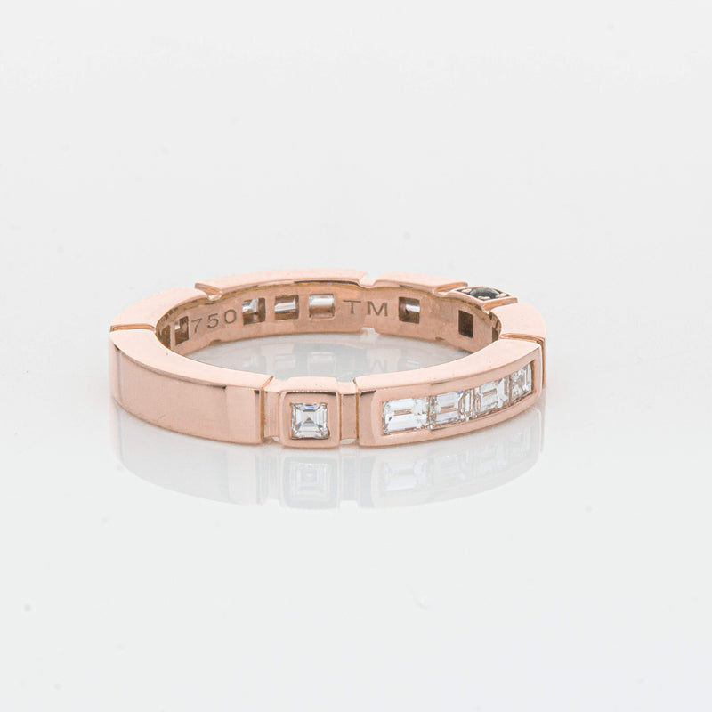 Deja Vu 18ct Rose Gold .75ct Diamond Band - Ring - Walker & Hall