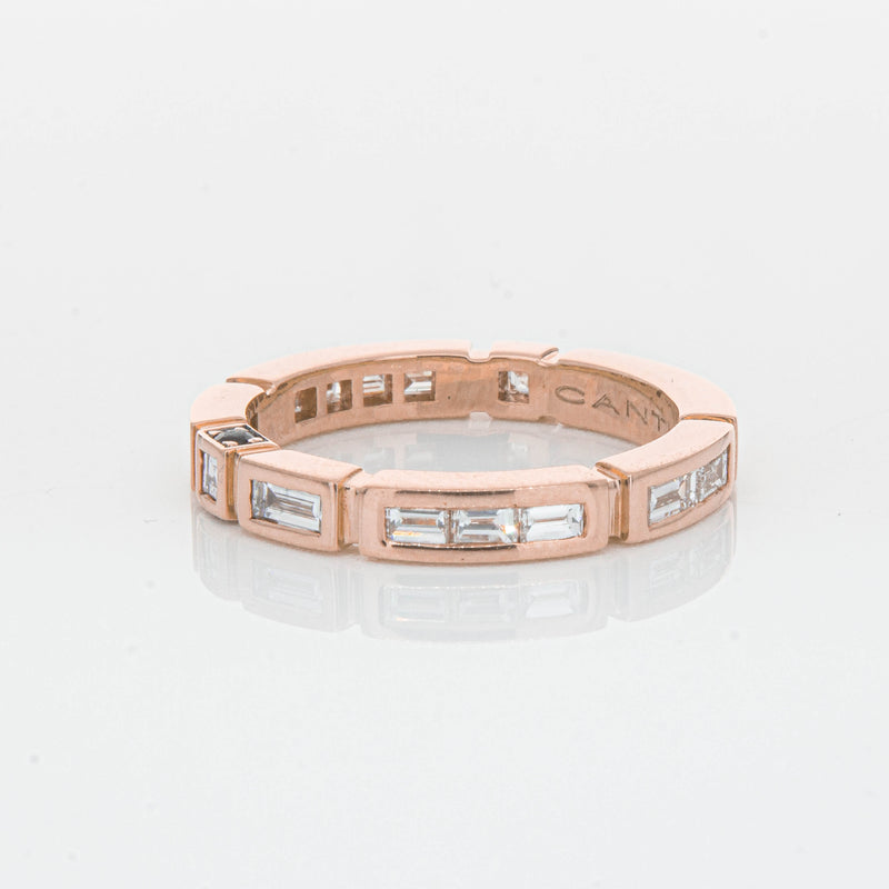 Deja Vu 18ct Rose Gold .75ct Diamond Band - Ring - Walker & Hall