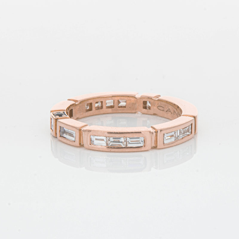 Deja Vu 18ct Rose Gold .75ct Diamond Band - Ring - Walker & Hall