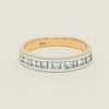 Deja Vu 16ct Yellow & White Gold .75ct Diamond Band
