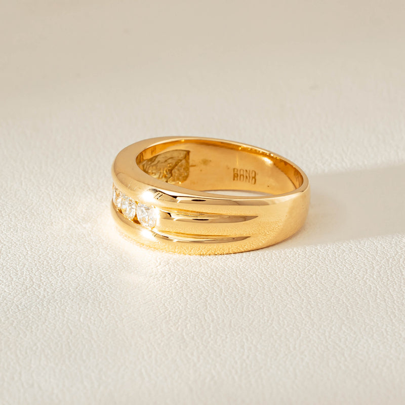 Deja Vu 18ct Yellow Gold .60ct Five-Stone Ring - Ring - Walker & Hall