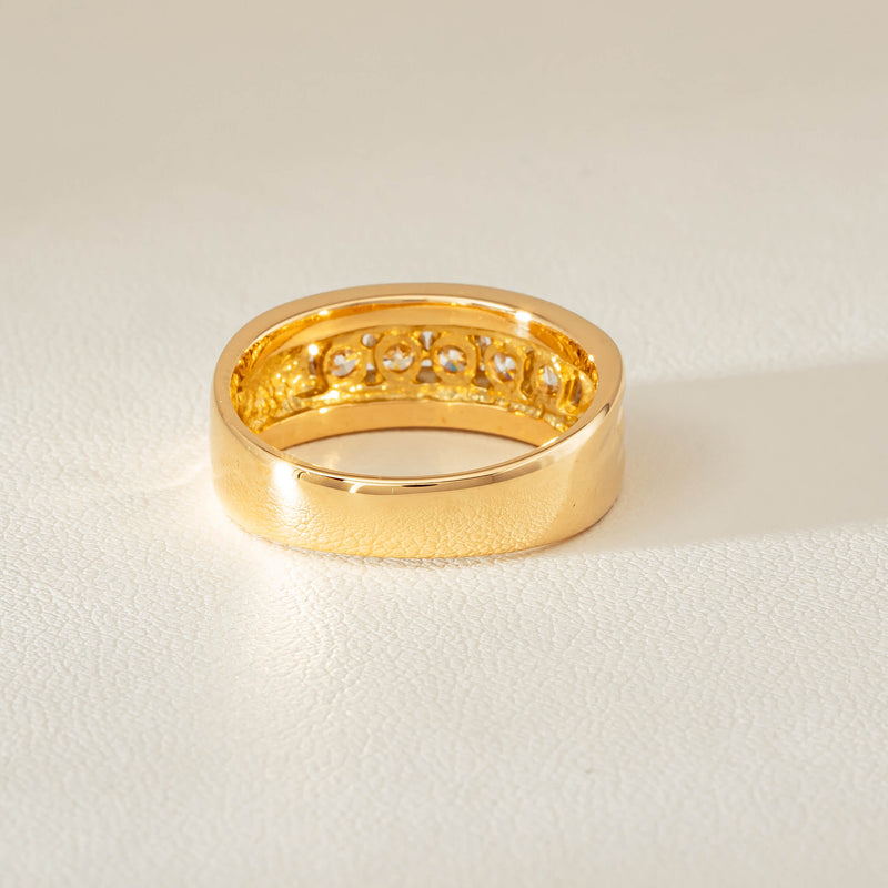 Deja Vu 18ct Yellow Gold .60ct Five-Stone Ring - Ring - Walker & Hall