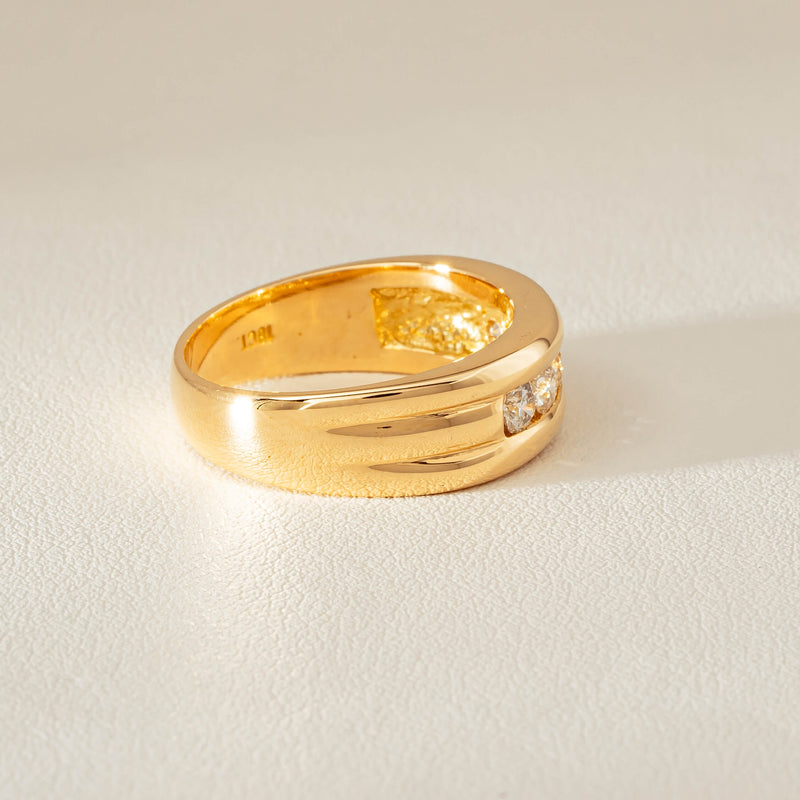 Deja Vu 18ct Yellow Gold .60ct Five-Stone Ring - Ring - Walker & Hall