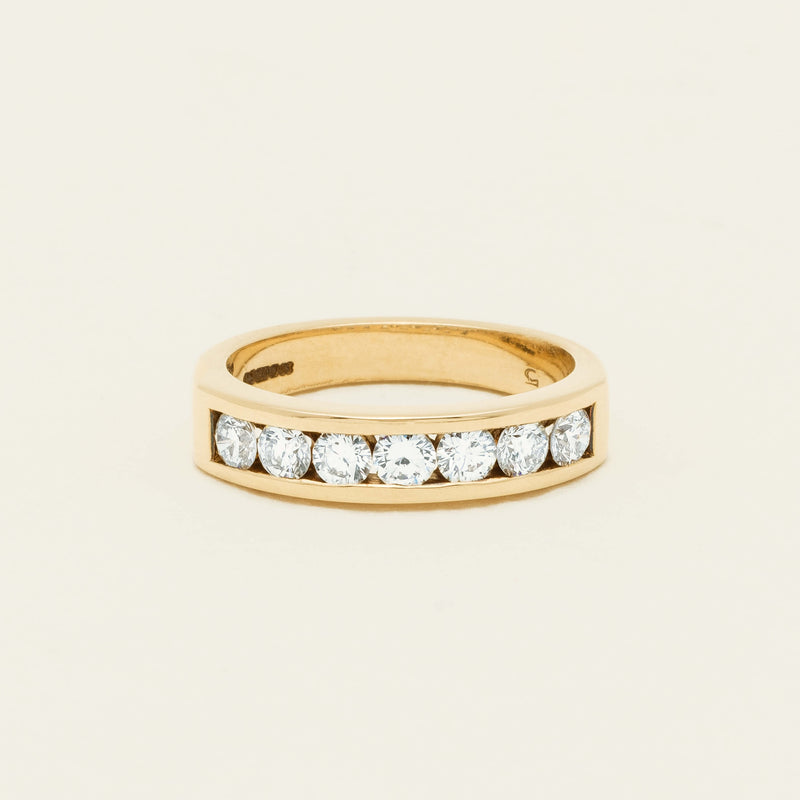 Deja Vu 18ct Yellow Gold .75ct Diamond Channel-Set Ring