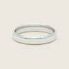 9ct White Gold 4mm Band - Ring - Walker & Hall
