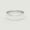 9ct White Gold 7mm Band - Ring - Walker & Hall
