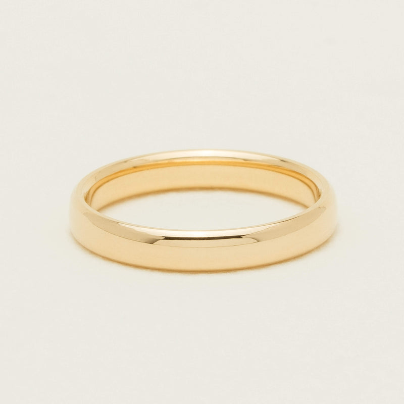 18ct Yellow Gold 3mm Band - Ring - Walker & Hall