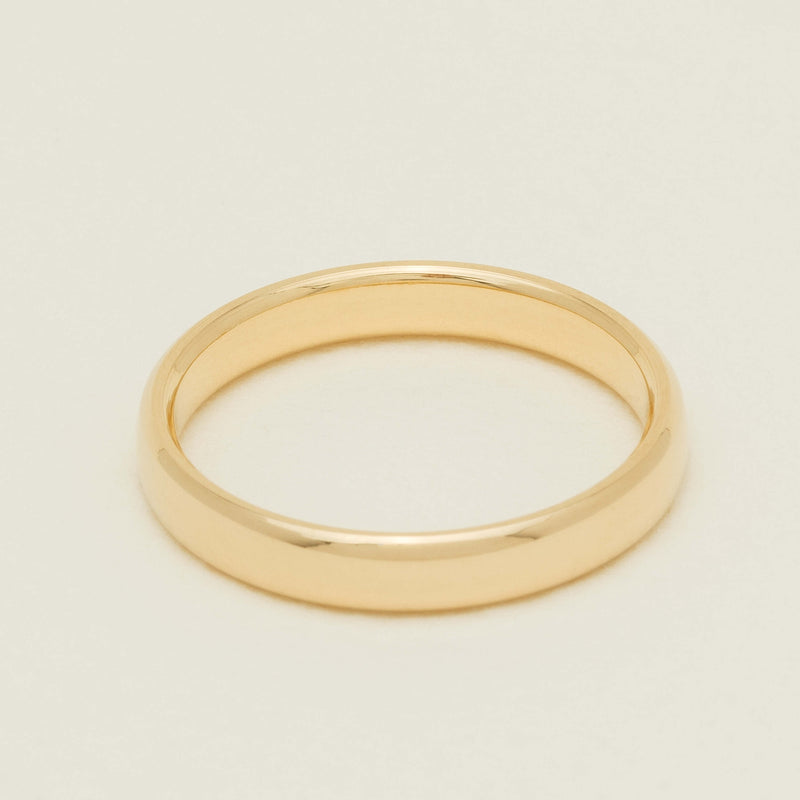 18ct Yellow Gold 3mm Band - Ring - Walker & Hall