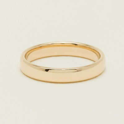 9ct Yellow Gold 4mm Band - Ring - Walker & Hall