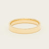 18ct Yellow Gold 3mm Square Profile Band - Ring - Walker & Hall