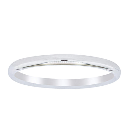 Platinum 2mm Band-Ring-Walker & Hall