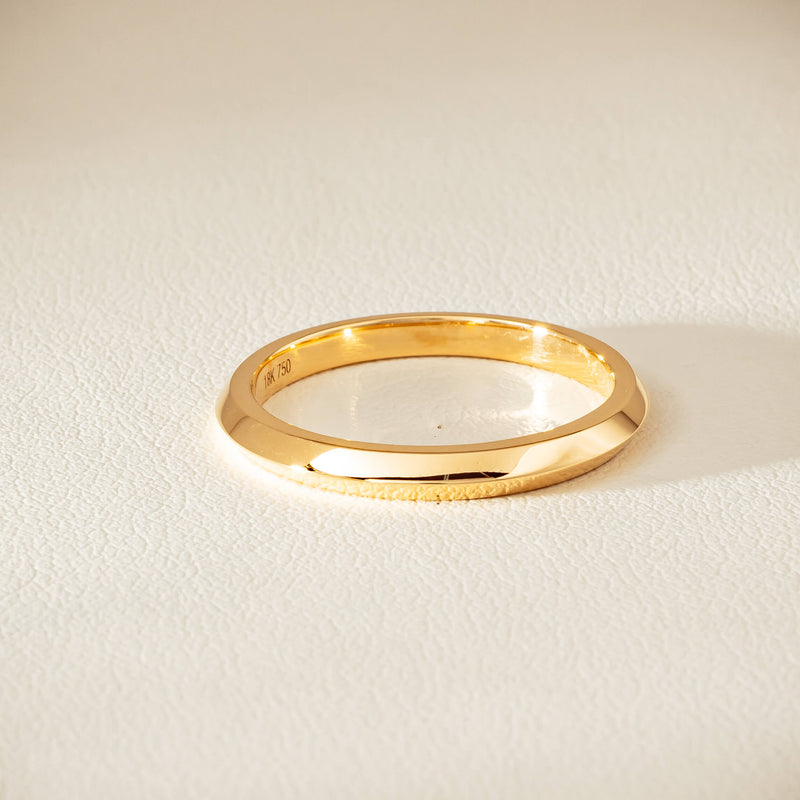 18ct Yellow Gold Venetian Band - Ring - Walker & Hall