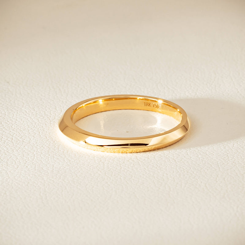 18ct Yellow Gold Venetian Band - Ring - Walker & Hall