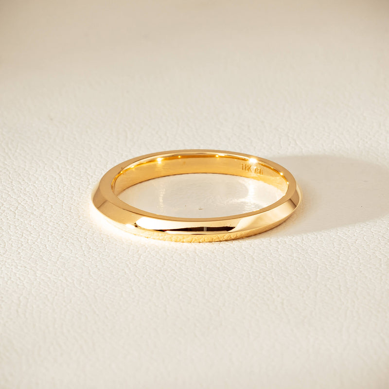 18ct Yellow Gold Venetian Band - Ring - Walker & Hall