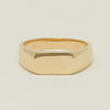 9ct Yellow Gold Rectangular Signet Ring - Ring - Walker & Hall
