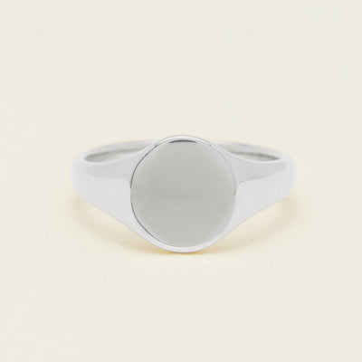 Sterling Silver Classic Signet Ring - Ring - Walker & Hall