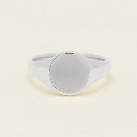 Sterling Silver Classic Signet Ring - Ring - Walker & Hall