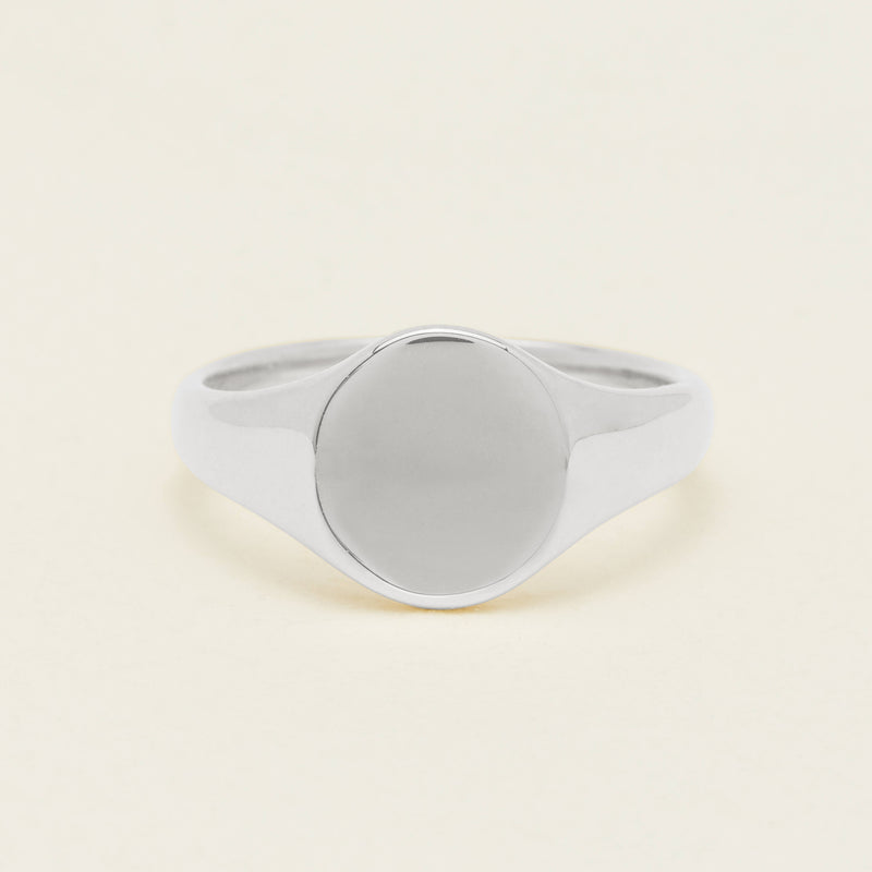 Sterling Silver Classic Signet Ring - Ring - Walker & Hall