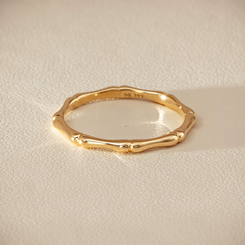 9ct Yellow Gold Kyoto Band - Ring - Walker & Hall