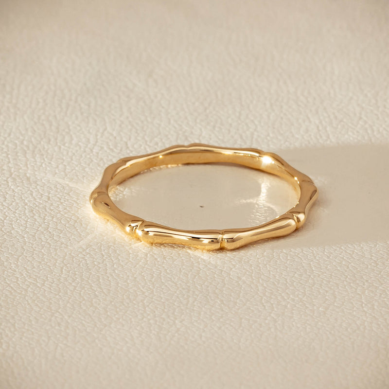 9ct Yellow Gold Kyoto Band - Ring - Walker & Hall