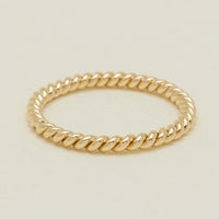 9ct Yellow Gold Twine Band - Ring - Walker & Hall