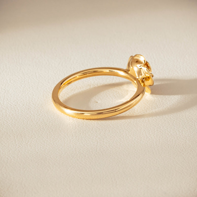 18ct Yellow Gold Albertine Rose Ring - Ring - Walker & Hall