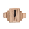 Deja Vu 9ct Rose Gold Signet Ring - Ring - Walker & Hall