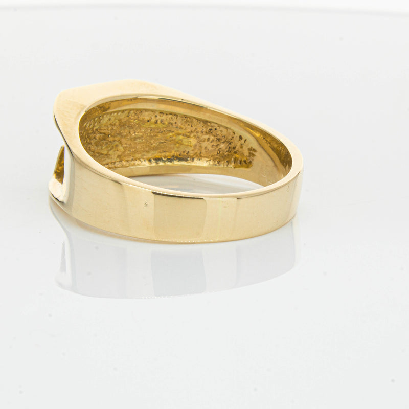 Deja Vu 14ct Yellow Gold .22ct Diamond Mens Ring - Ring - Walker & Hall