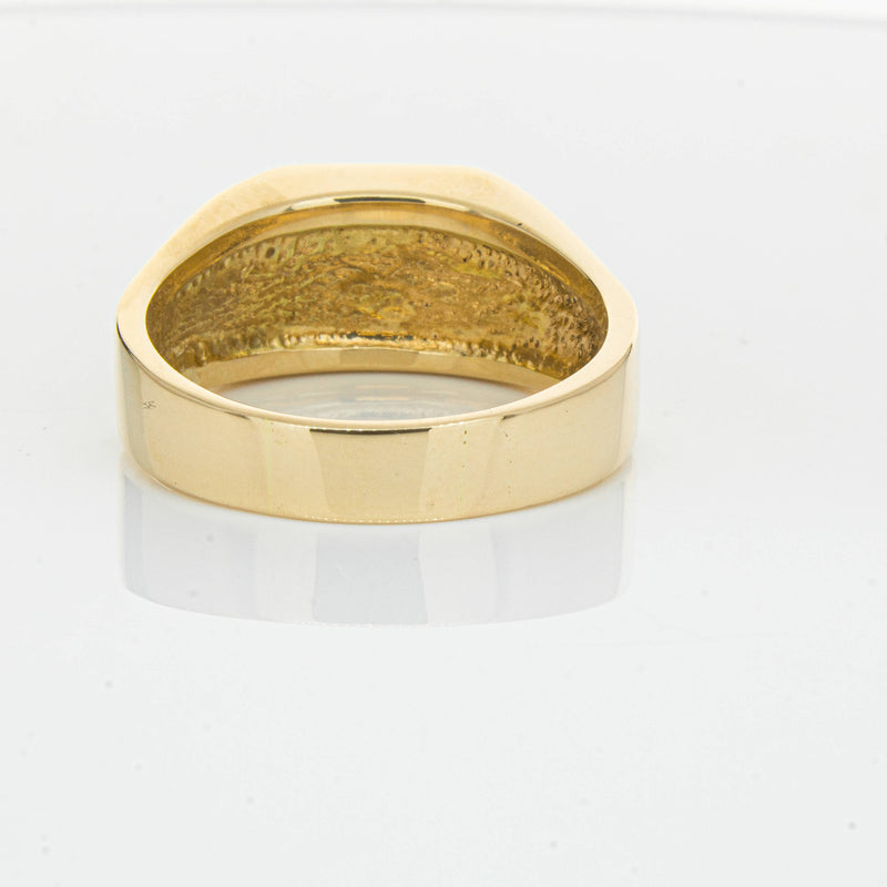 Deja Vu 14ct Yellow Gold .22ct Diamond Mens Ring - Ring - Walker & Hall