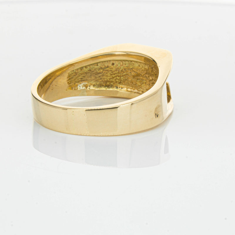 Deja Vu 14ct Yellow Gold .22ct Diamond Mens Ring - Ring - Walker & Hall