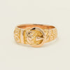 Vintage 9ct Yellow Gold Garter Ring - Chester 1894 - Ring - Walker & Hall