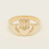 Deja Vu 10ct Yellow Gold Claddagh Ring