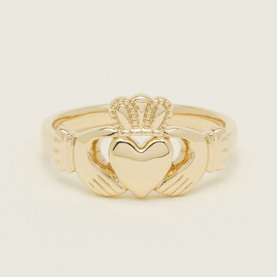 9ct Yellow Gold Claddagh Ring