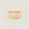 Deja Vu 9ct Bold Twisted Dome Ring - Ring - Walker & Hall