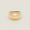 Deja Vu 9ct Yellow Gold Dome Ring - Ring - Walker & Hall