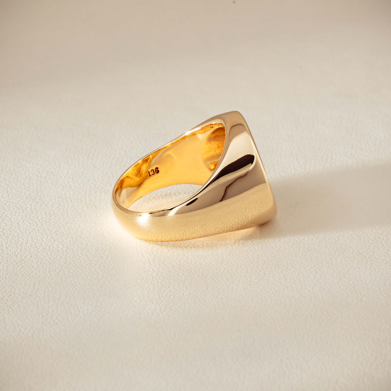 Deja Vu 9ct Ring with 24ct Australian Kangaroo Coin - Ring - Walker & Hall