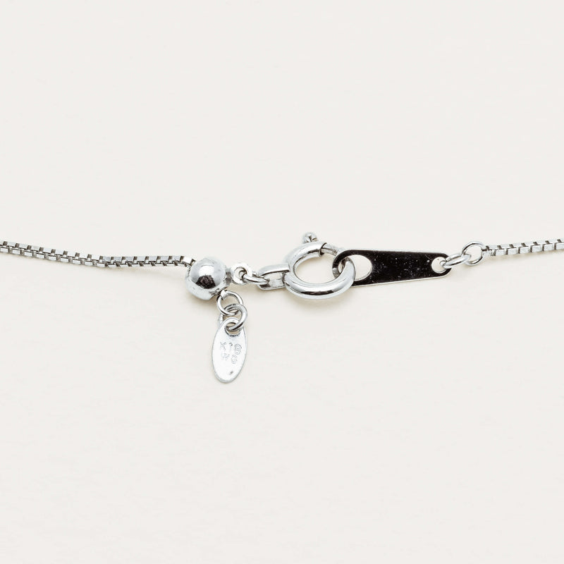 Deja Vu 18ct White Gold .51ct Diamond Pendant - Necklace - Walker & Hall