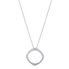 18ct White Gold Diamond Eos Pendant - Necklace - Walker & Hall