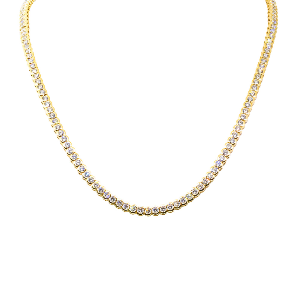 18ct Yellow Gold 11.84ct Diamond Embrace Necklace