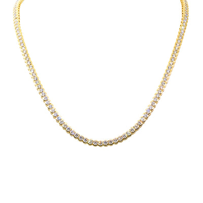 18ct Yellow Gold 11.84ct Diamond Embrace Necklace