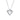 Deja Vu 14ct White Gold 1.01ct Diamond Heart Pendant