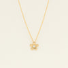 9ct Yellow Gold Diamond Flower Pendant - Necklace - Walker & Hall